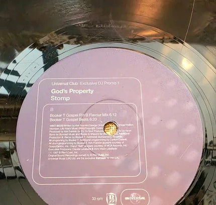 God's Property From Kirk Franklin's Nu Nation – Stomp Vinyl Record - Yatva