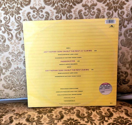 Gwen Guthrie – Ain't Nothin' Goin' On But The Rent Vinyl Record - Yatva