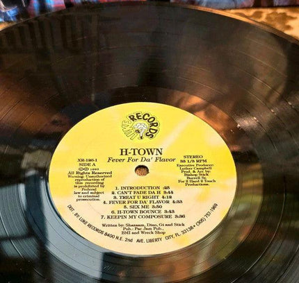 H - Town – Fever For Da Flavor Vinyl Record - Yatva