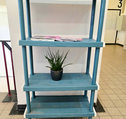 Heavy - Duty 4 - Tier Modular Plastic Shelving Unit - Yatva