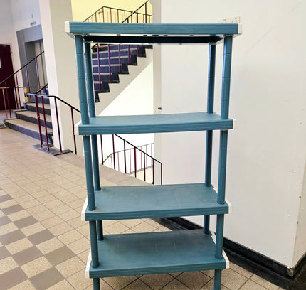 Heavy - Duty 4 - Tier Modular Plastic Shelving Unit - Yatva
