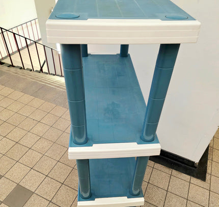 Heavy - Duty 4 - Tier Modular Plastic Shelving Unit - Yatva