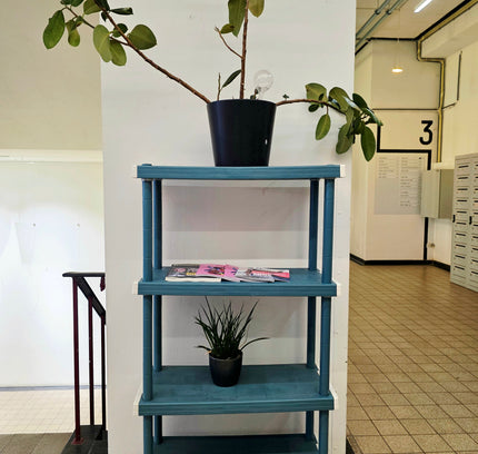 Heavy - Duty 4 - Tier Modular Plastic Shelving Unit - Yatva