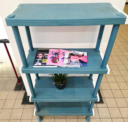 Heavy - Duty 4 - Tier Modular Plastic Shelving Unit - Yatva
