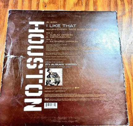 Houston - Featuring Chingy, Nate Dogg And I - 20 – I Like That - Record vinyl - Yatva