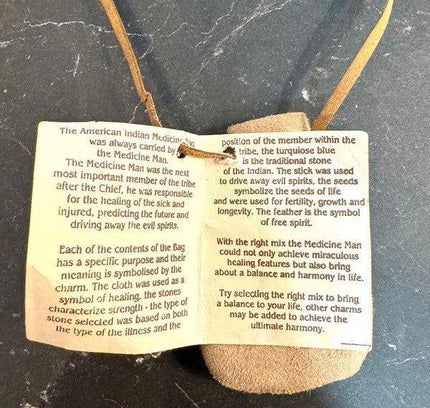 Indian Medicine Bag Necklace - Yatva
