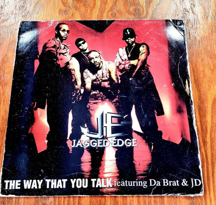 Jagged Edge Featuring Da Brat & JD – The Way That You Talk . Vinyl Record - Yatva