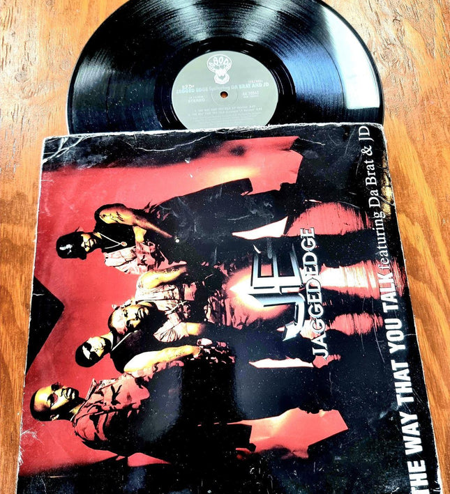 Jagged Edge Featuring Da Brat & JD – The Way That You Talk . Vinyl Record - Yatva