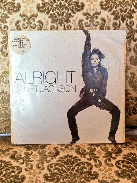 Janet Jackson – Alright Vinyl Record - Yatva