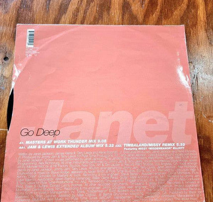 Janet Jackson - Go Deep Remix Vinyl - Yatva