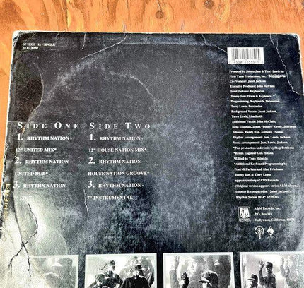 Janet Jackson – Rhythm Nation - Vinyl Record - Yatva