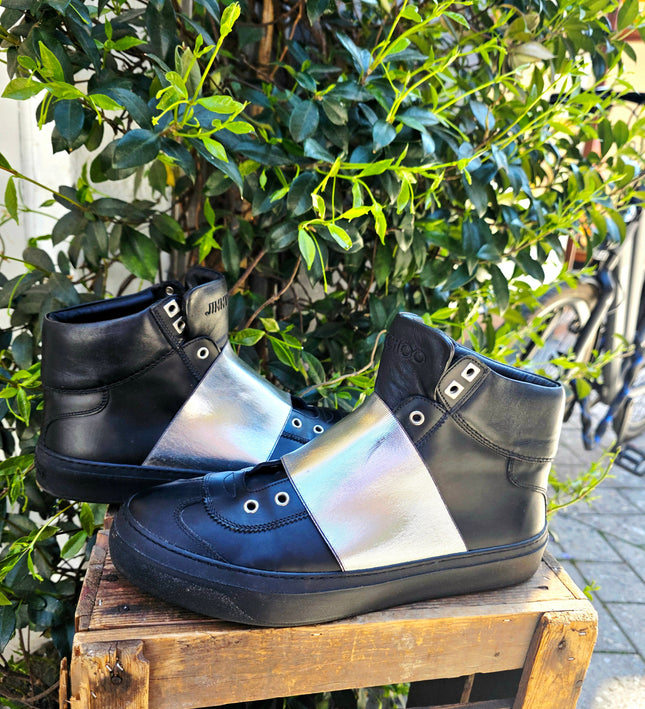 Jimmy Choo "Archie" High - Top Sneaker Trainers - Yatva