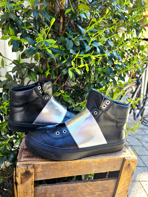 Jimmy Choo "Archie" High-Top Sneaker Trainers