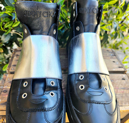 Jimmy Choo "Archie" High - Top Sneaker Trainers - Yatva