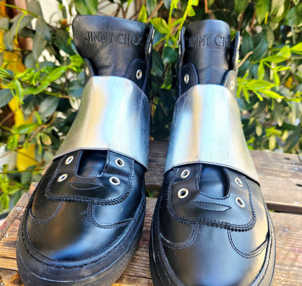 Jimmy Choo "Archie" High - Top Sneaker Trainers - Yatva