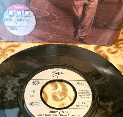 Jimmy Nail – Love Don't Live Here Anymore Vinyl Record - Yatva