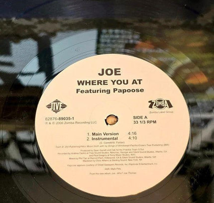 Joe Feat. Papoose – Where You At Vinyl Record - Yatva