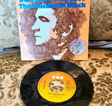 Johnny Cash – The Chicken In Black Vinyl Record - Yatva