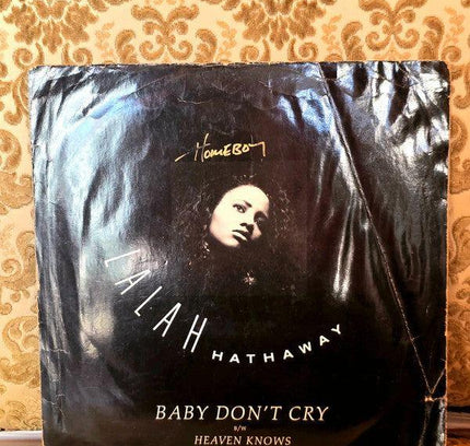 Lalah Hathaway – Baby Don't Cry / Heaven Knows Vinyl Record - Yatva