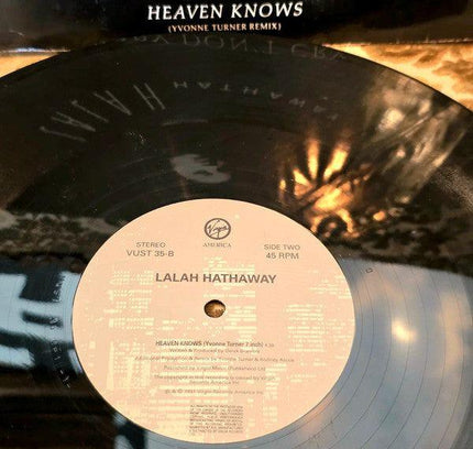 Lalah Hathaway – Baby Don't Cry / Heaven Knows Vinyl Record - Yatva