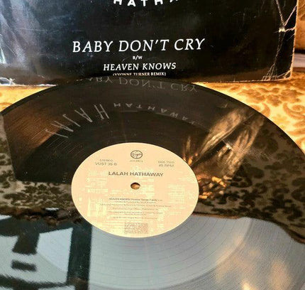 Lalah Hathaway – Baby Don't Cry / Heaven Knows Vinyl Record - Yatva