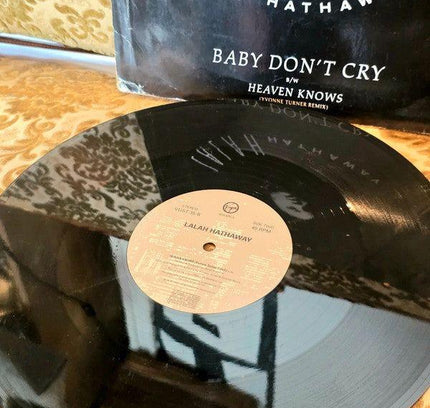 Lalah Hathaway – Baby Don't Cry / Heaven Knows Vinyl Record - Yatva