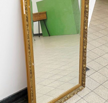 Large Vintage Gold Wall Mirror – Ornate Baroque Ornate Floor Mirror (Beveled Glass) - Yatva