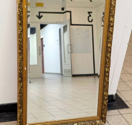 Large Vintage Gold Wall Mirror – Ornate Baroque Ornate Floor Mirror (Beveled Glass) - Yatva