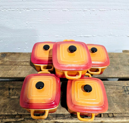 Le Creuset Mini Square Cocottes (Set of 5) - Yatva
