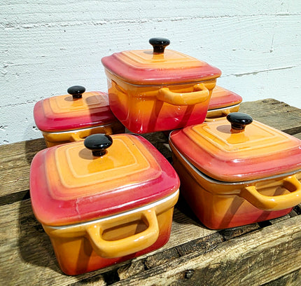 Le Creuset Mini Square Cocottes (Set of 5) - Yatva