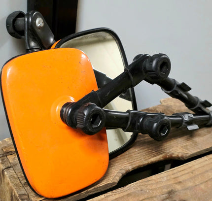 Leisurewize Rock Steady Universal Towing Mirror Set (Pair) - Neon Orange - Yatva