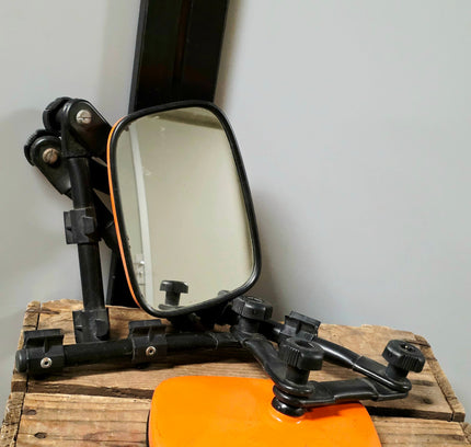 Leisurewize Rock Steady Universal Towing Mirror Set (Pair) - Neon Orange - Yatva