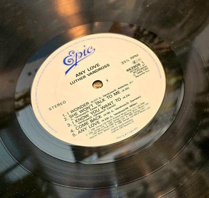 Luther Vandross – Any Love Vinyl Record - Yatva