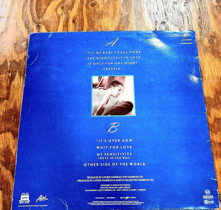 Luther Vandross – The Night I Fell In Love Record Vinyl - Yatva
