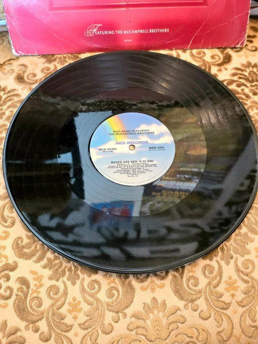 Mac Band Featuring The McCampbell Brothers – Roses Are Red Vinyl Record - Yatva