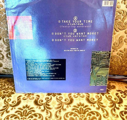 Mantronix – Take Your Time Vinyl Record - Yatva