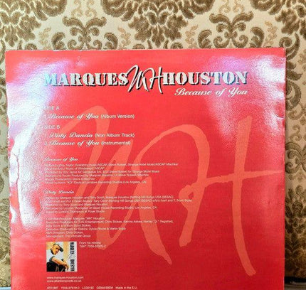 Marques Houston – Because Of You / Dirty Dancin Vinyl Record - Yatva