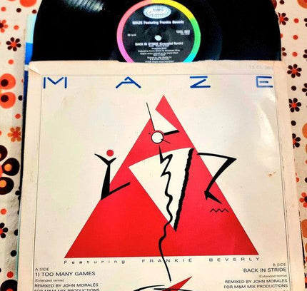 Maze Featuring Frankie Beverly – Too Many Games Vinyl Record - Yatva