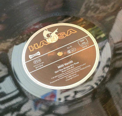 Milli Vanilli – Girl You Know It's True Vinyl Record - Yatva