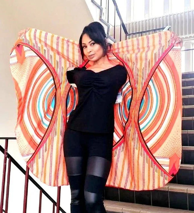 New African Print Waiscoat Top - Yatva