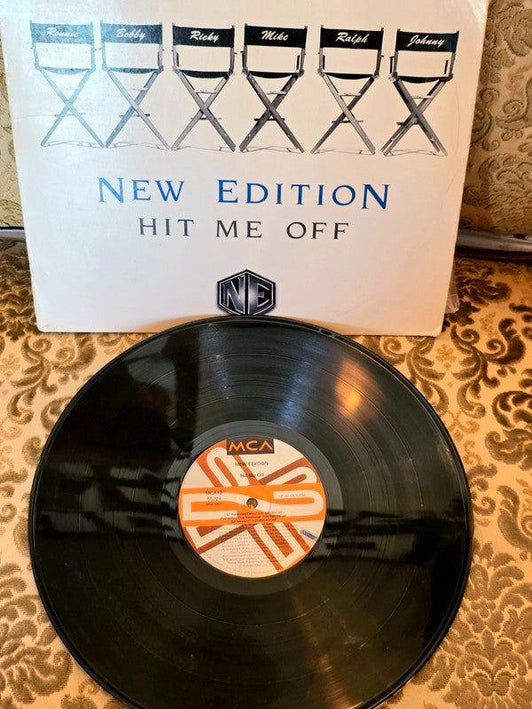 New Edition – Hit Me Off Vinyl Record - Yatva