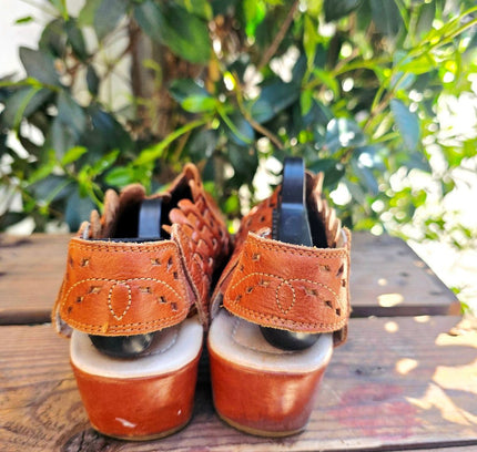 Pikolinos Romana Woven Leather Slingback Sandals – Brandy - Yatva