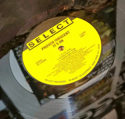 Proven Innocent – It's On Vinyl Record - Yatva