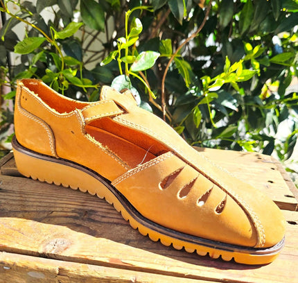 Rare Deadstock Brand New 70s Saxone Arendal Fisherman Sandals Shoes - Yatva