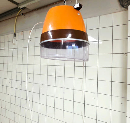 Reclaimed 1970s Space Age Salon Hairdryer Pendant Light - Yatva