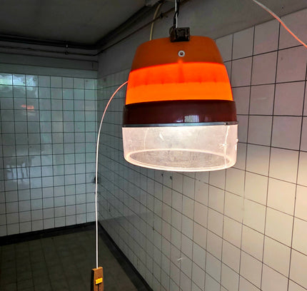 Reclaimed 1970s Space Age Salon Hairdryer Pendant Light - Yatva