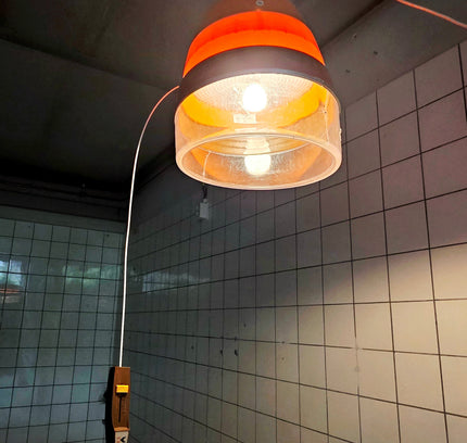 Reclaimed 1970s Space Age Salon Hairdryer Pendant Light - Yatva