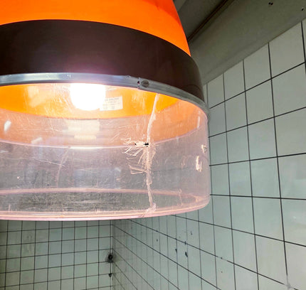 Reclaimed 1970s Space Age Salon Hairdryer Pendant Light - Yatva