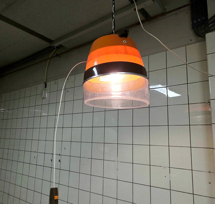 Reclaimed 1970s Space Age Salon Hairdryer Pendant Light - Yatva