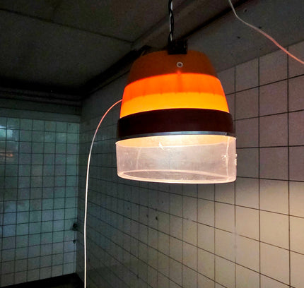 Reclaimed 1970s Space Age Salon Hairdryer Pendant Light - Yatva